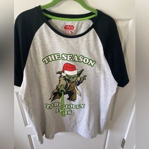 Star Wars Yoda Holiday T-Shirt